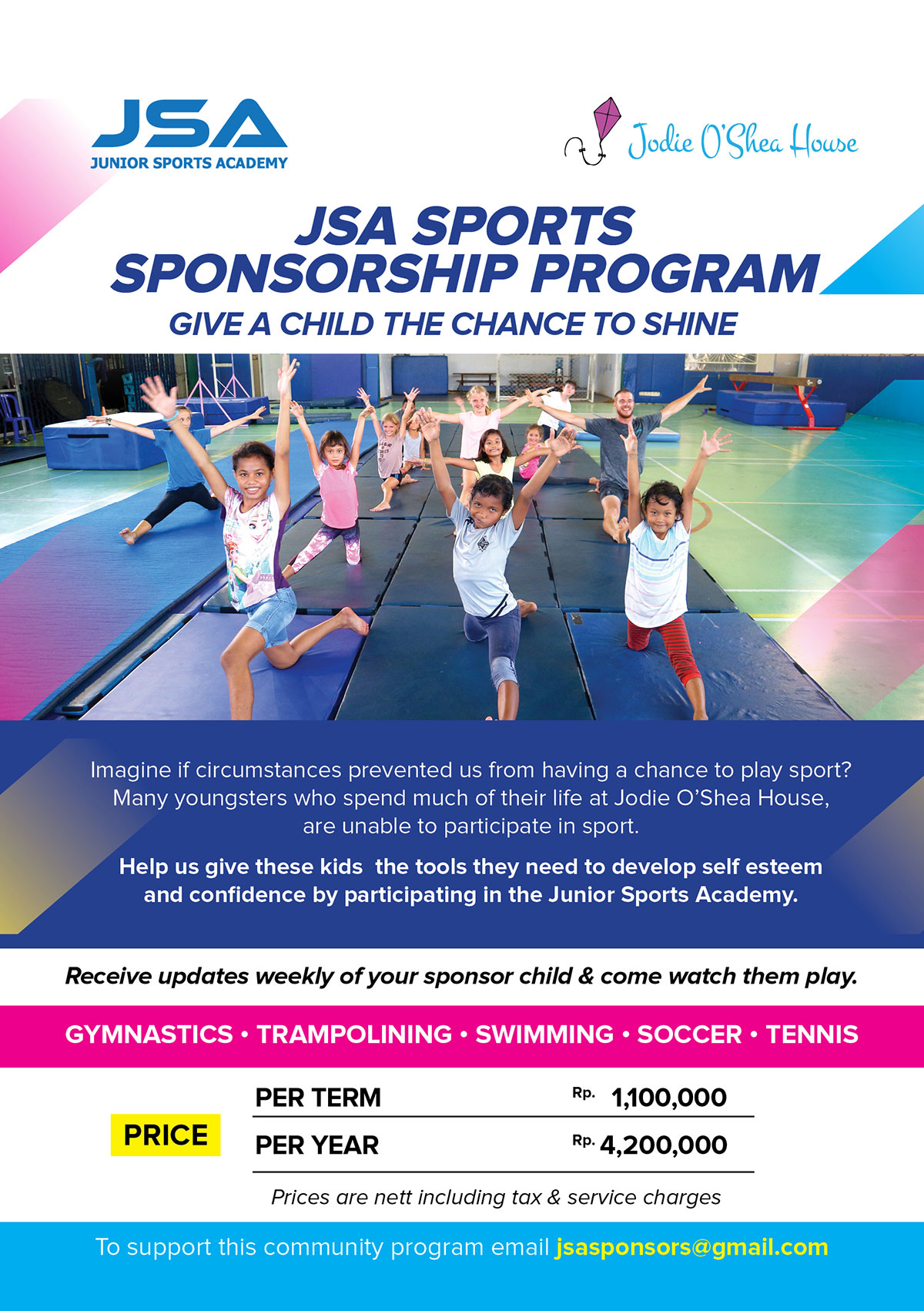 JSA Sports Sponsorship Program